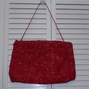 Unique RED Leather Mylinka Handbag